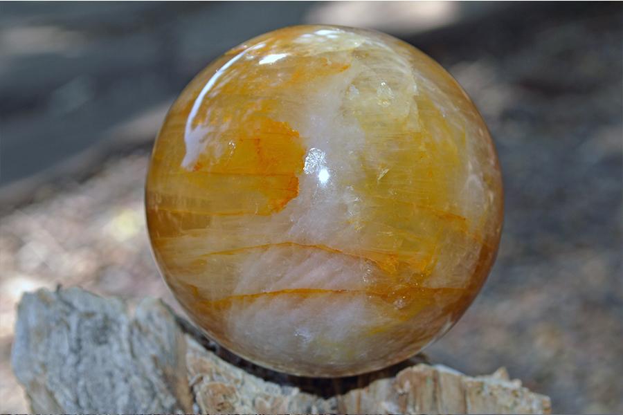 Crystal Spheres Golden Healer Quartz Crystal Spheres