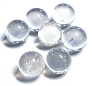 Crystal Spheres Quartz Marble | 1 lb | 15-25mm