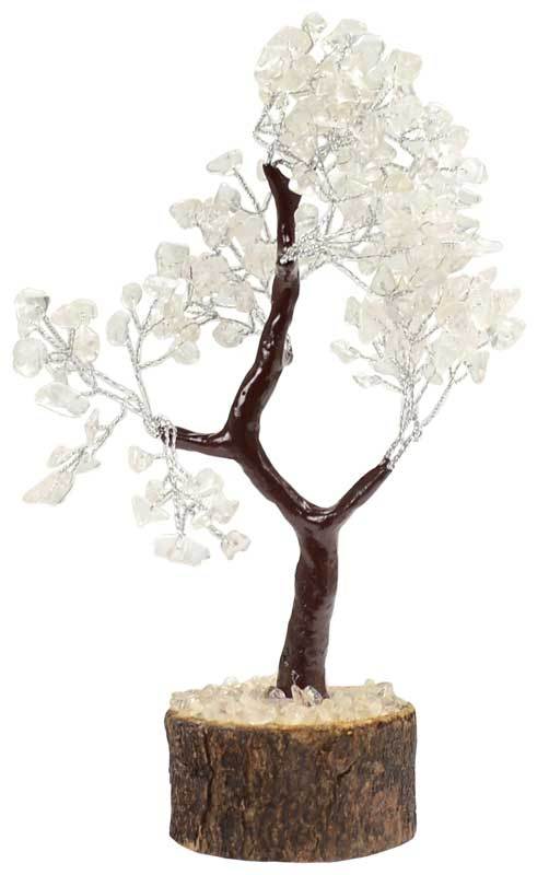 Crystal Trees Clear Quartz Gemstone Tree With 160 Beads