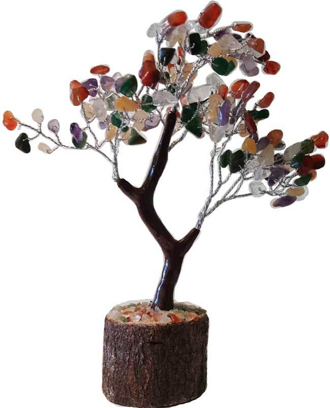 Crystal Trees Mixed Agate Gemstone Tree