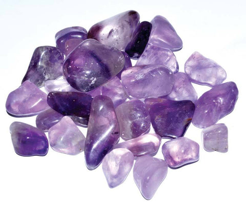 Amethyst Tumbled Stones Crystals | 1 lb