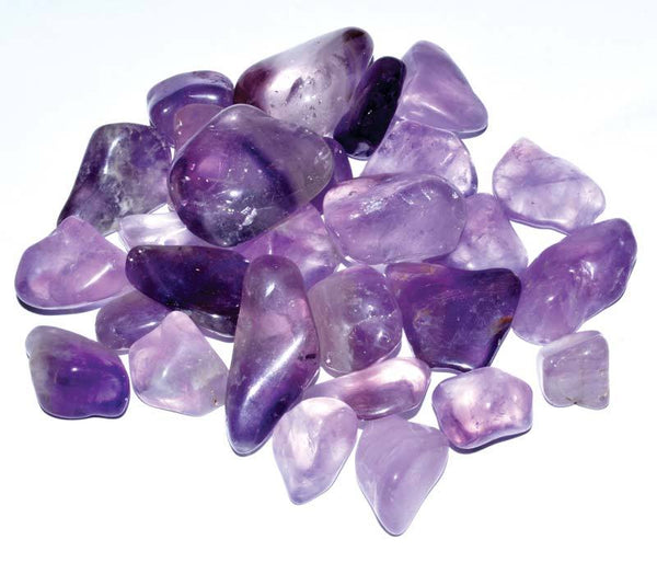 Crystal Tumbled Amethyst Tumbled Stones Crystals | 1 lb