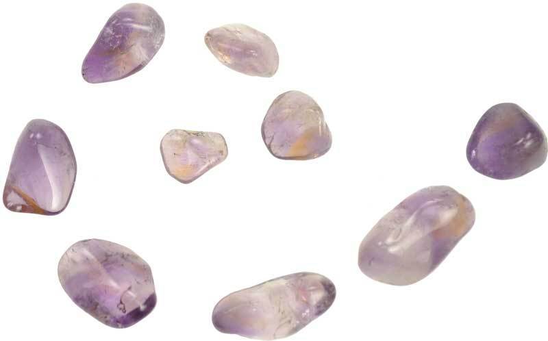 Crystal Tumbled Ametrine Tumbled Stones - 1 lb