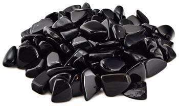 Crystal Tumbled Black Obsidian Tumbled Stones Crystals | 1 lb