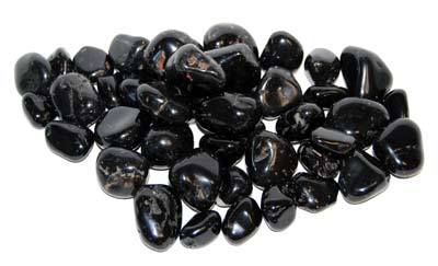 Crystal Tumbled Black Onyx Tumbled Stones Crystals | 1 lb
