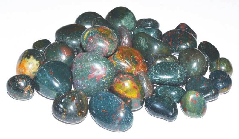 Crystal Tumbled Bloodstone Tumbled Stones Crystals | 1 lb