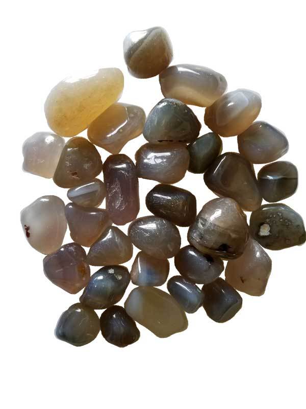 Crystal Tumbled Chalcedony Tumbled Stones Crystals | 1 lb