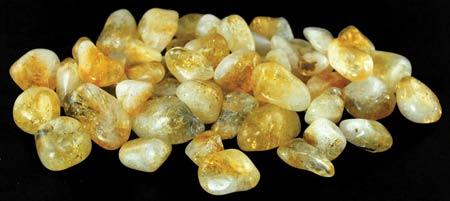 Crystal Tumbled Citrine Tumbled Stones Crystals | 1 lb