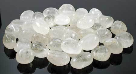 Clear Quartz Tumbled Stones Crystals | 1 lb