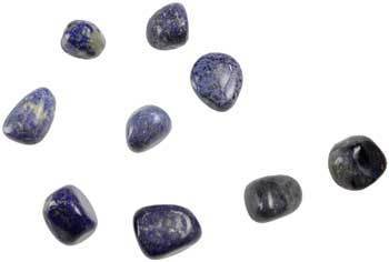 Dumortierite Tumbled Stones Crystals | 1 lb