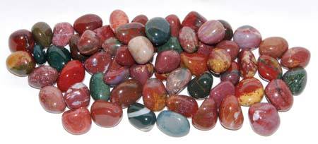 Fancy Jasper Tumbled Stones Crystals | 1 lb