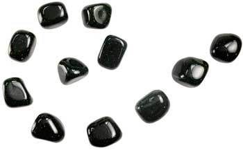 Green Goldstone Tumbled Stones Crystals | 1 lb