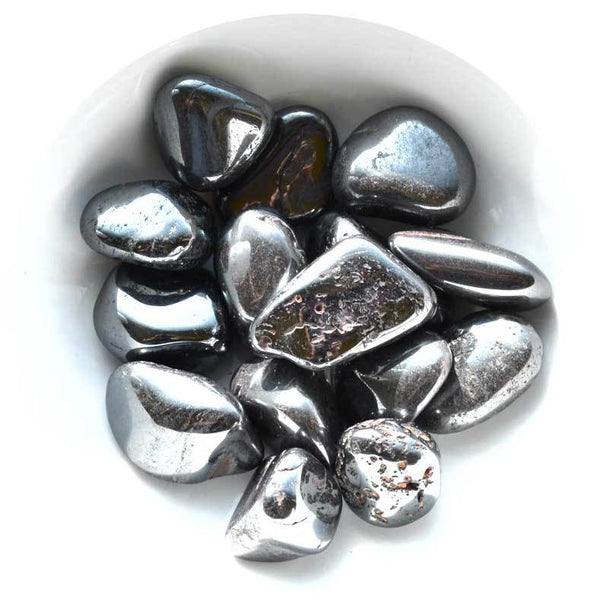 Crystal Tumbled Hematite Tumbled Stones Crystals | 1 lb