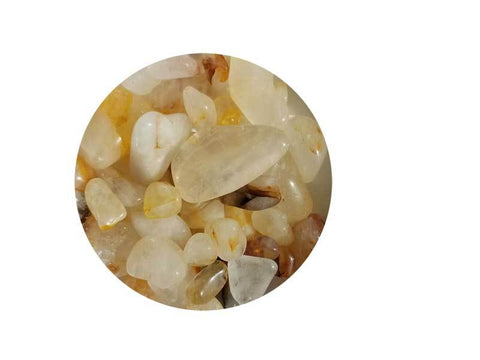 Hematoid Quartz Tumbled Stones Crystals | 1 lb
