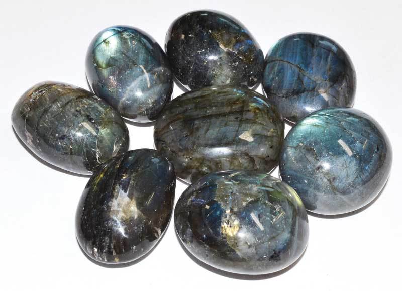 Labradorite Tumbled Stones | 1 lb - 2