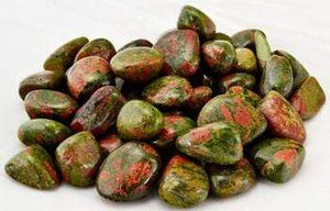 Crystal Tumbled Unakite Tumbled Stones Crystals | 1 lb