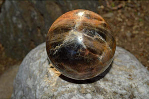 Crystal Wholesale 64.34 mm Black Moonstone Crystal Sphere