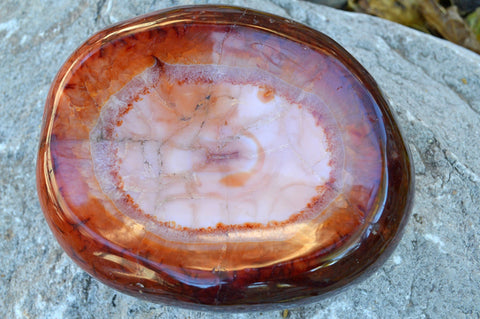Carnelian Crystal Carved Bowl - Medium | IV