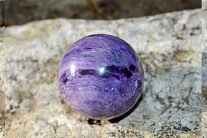 Crystal Wholesale Charoite Crystal Spheres - AAA+
