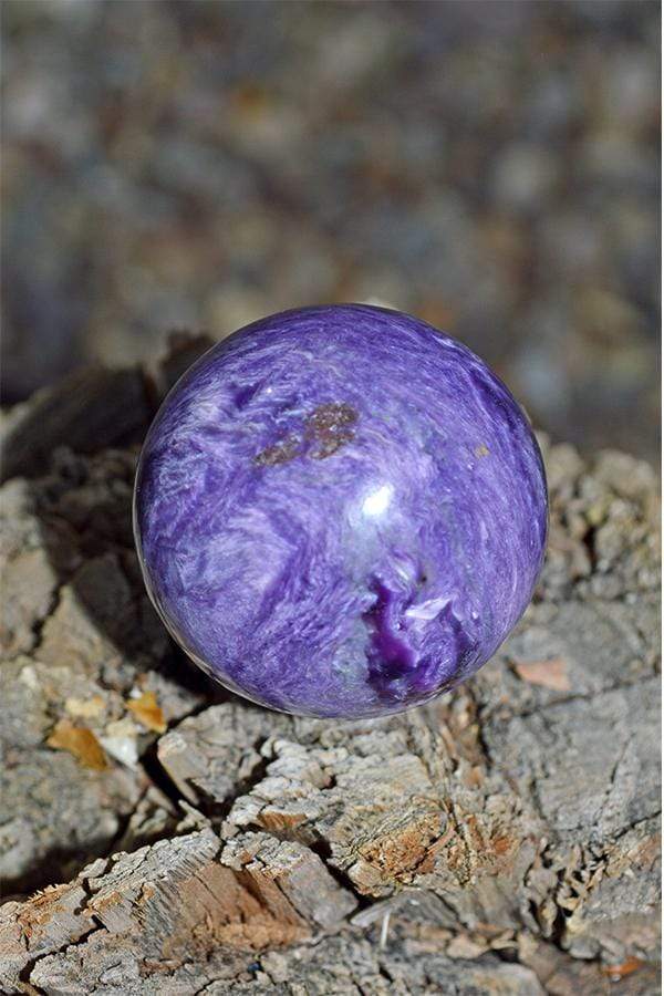 Crystal Wholesale Charoite Crystal Spheres - AAA+