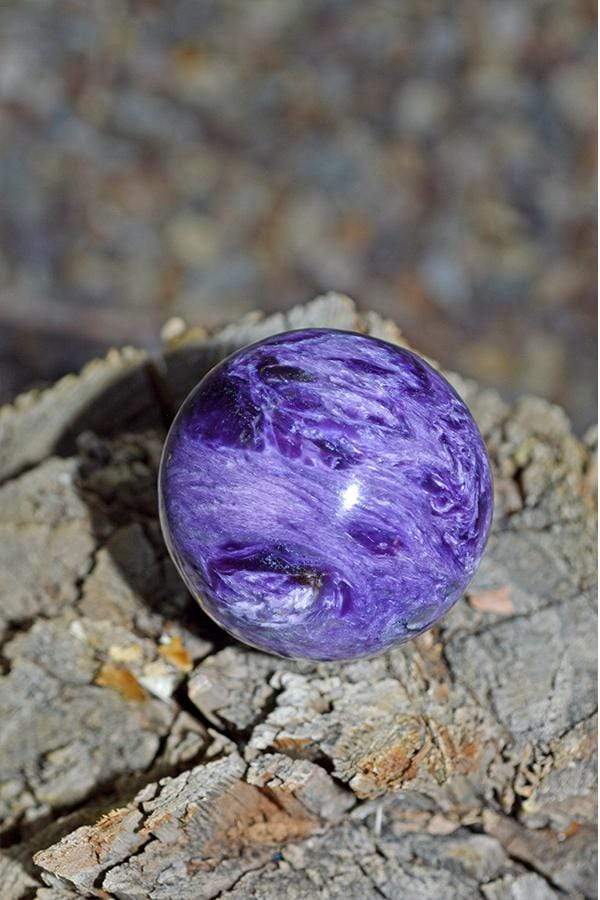Crystal Wholesale Charoite Crystal Spheres - AAA+