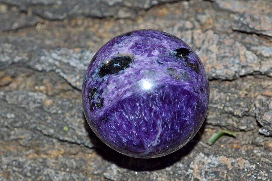 Crystal Wholesale Charoite Crystal Spheres - AAA+