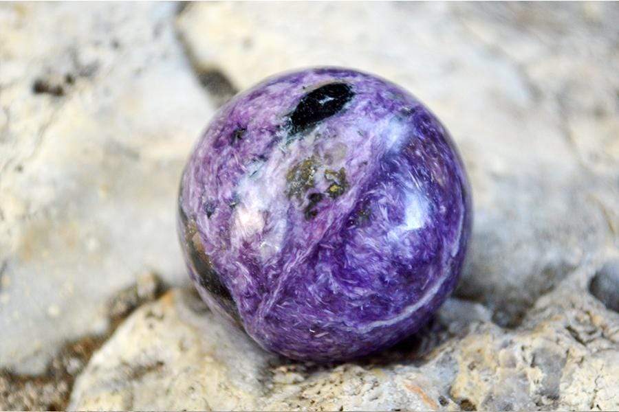 Crystal Wholesale Charoite Crystal Spheres - AAA+