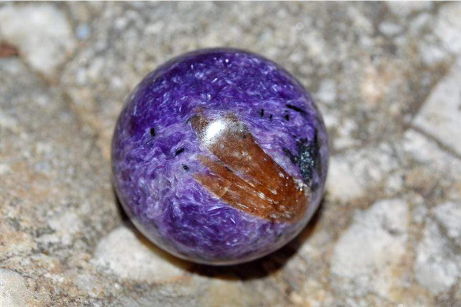 Crystal Wholesale Charoite Crystal Spheres - AAA+