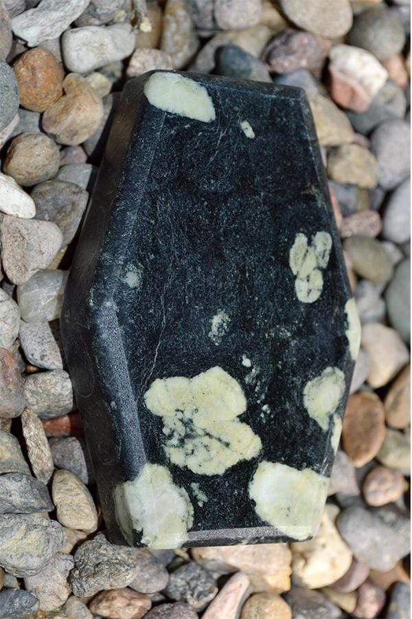 Crystal Wholesale Chrysanthemum Stone Coffin | Casket | Sarcophagus | Halloween |  Samhain | Gothic |  Medium