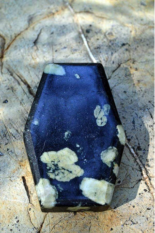 Chrysanthemum Stone Coffin | Casket | Sarcophagus | Halloween |  Samhain | Gothic |  Medium