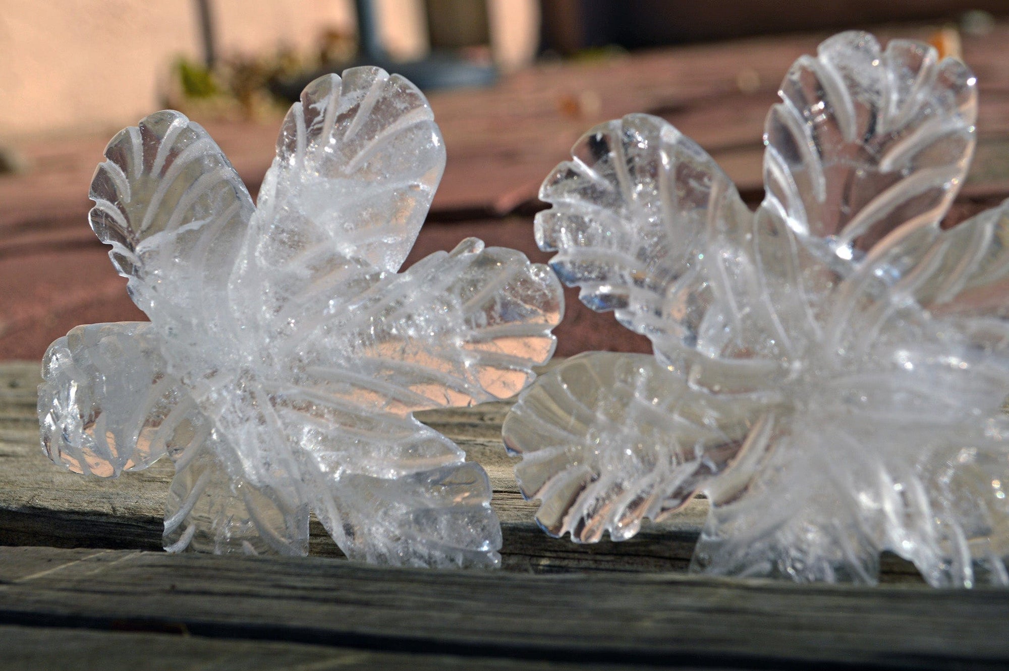Crystal Wholesale Clear Quartz Crystal Snowflakes, with Rainbows - AAA - Small/Medium