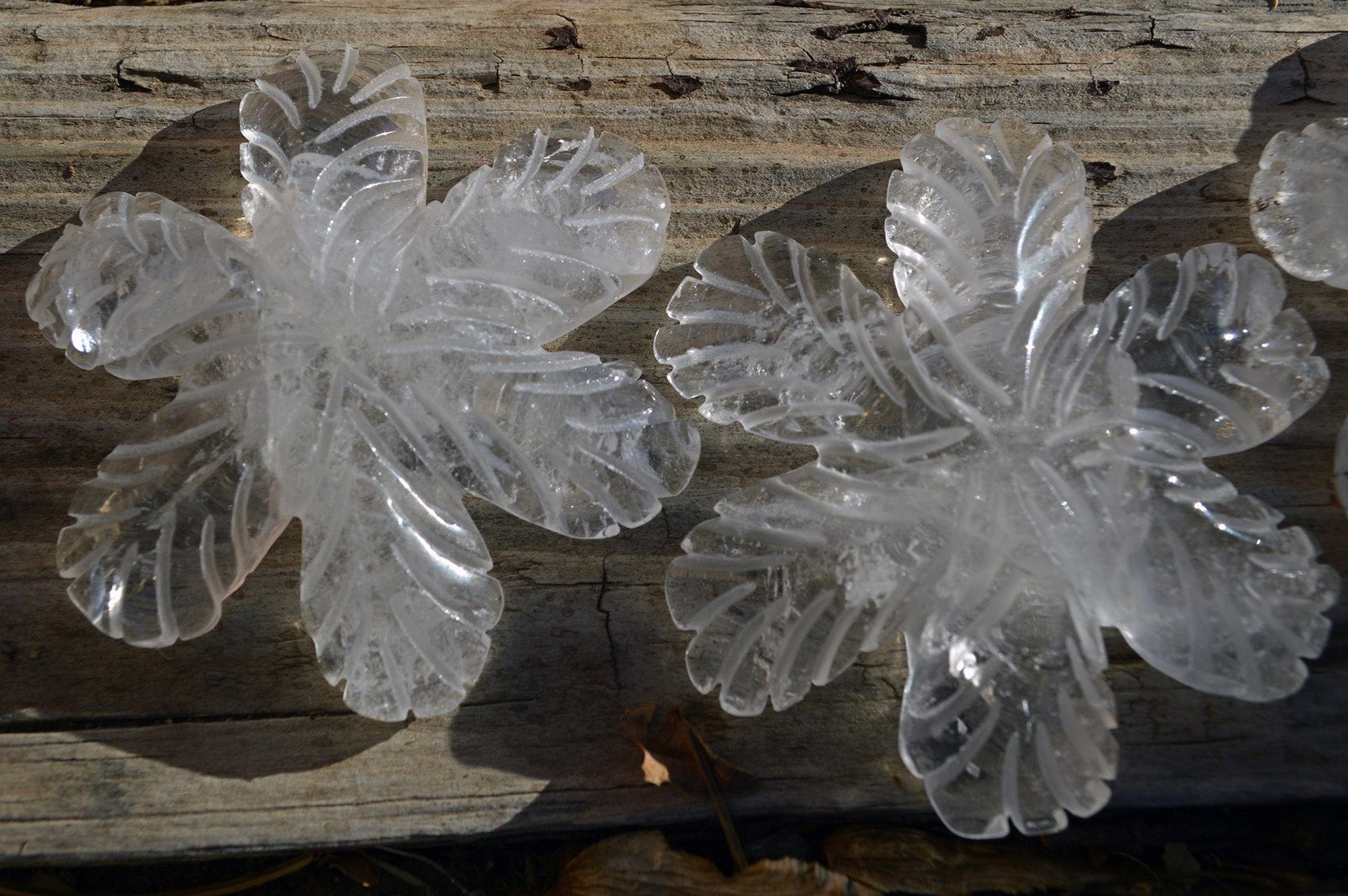 Crystal Wholesale Clear Quartz Crystal Snowflakes, with Rainbows - AAA - Small/Medium