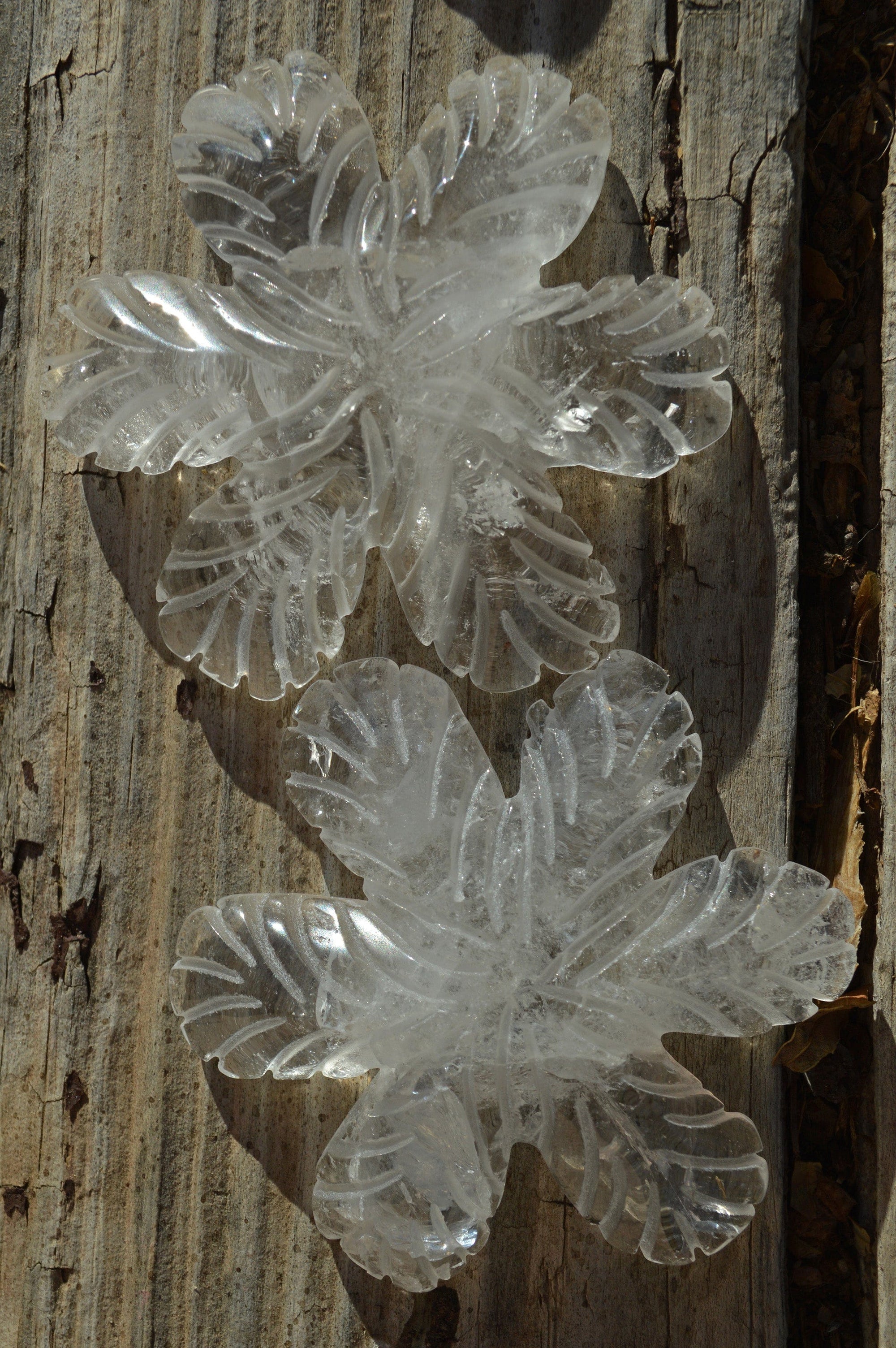 Crystal Wholesale Clear Quartz Crystal Snowflakes, with Rainbows - AAA - Small/Medium