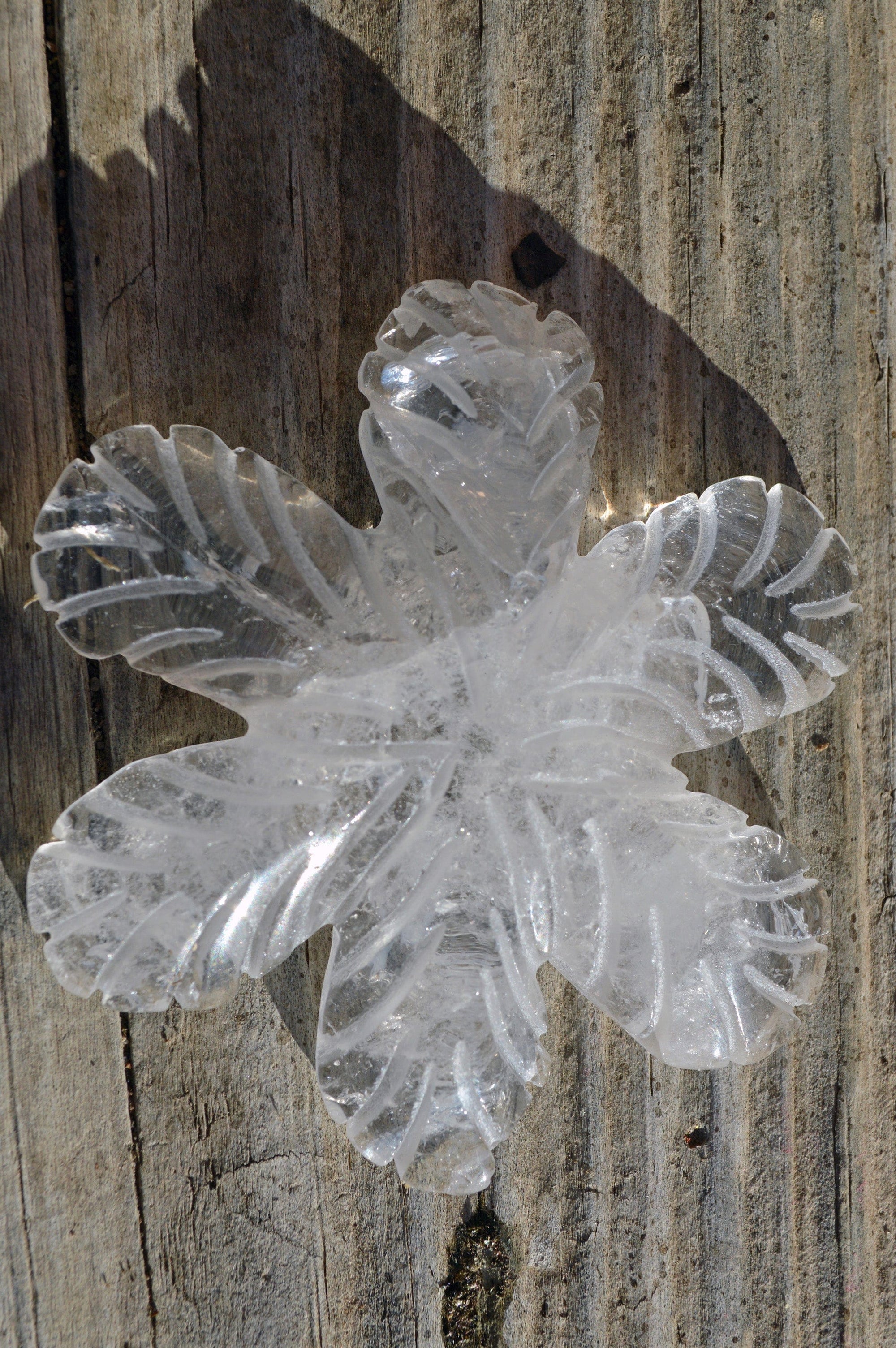 Crystal Wholesale Clear Quartz Crystal Snowflakes, with Rainbows - AAA - Small/Medium