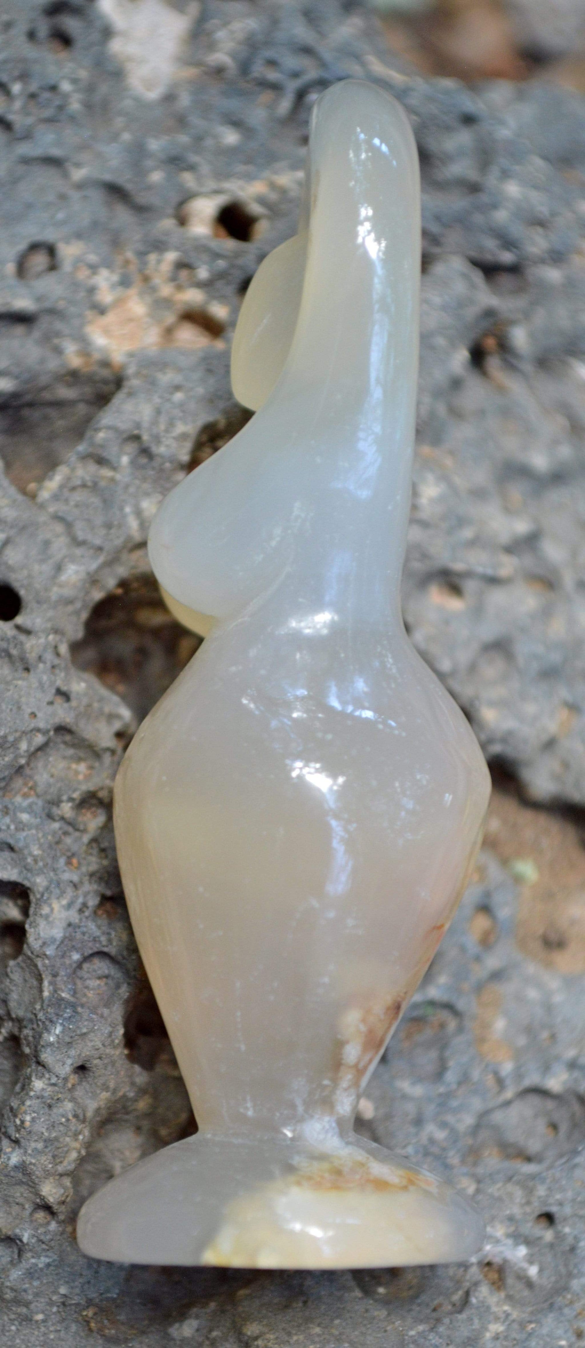 Crystal Wholesale Flower Agate Goddess Crystal Carvings - Small