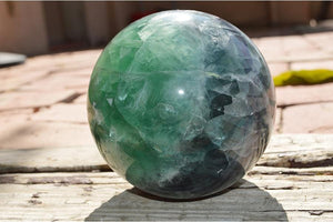 Crystal Wholesale Fluorite Crystal Sphere Carvings - Large