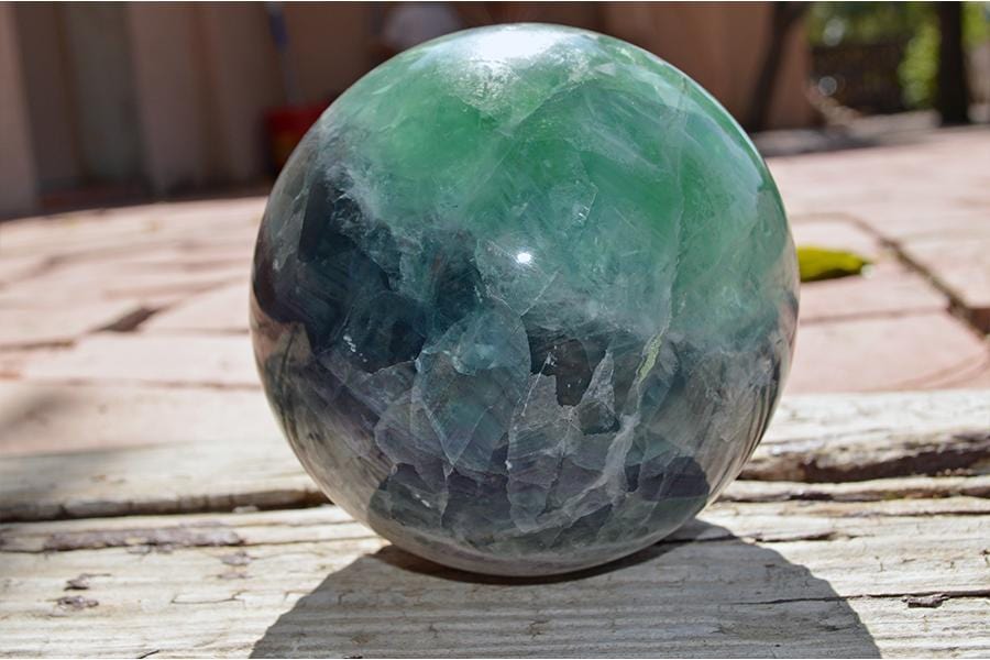 Crystal Wholesale Fluorite Crystal Sphere Carvings - Large