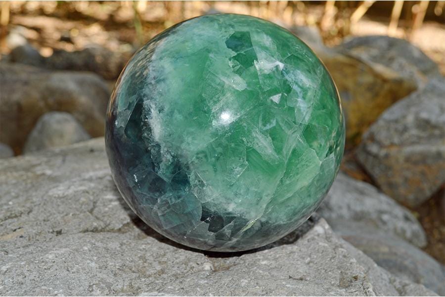 Crystal Wholesale Fluorite Crystal Sphere Carvings - Large