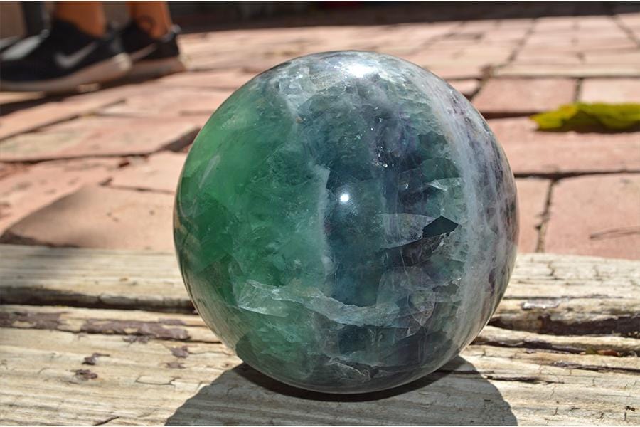 Crystal Wholesale Fluorite Crystal Sphere Carvings - Large