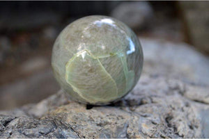 Crystal Wholesale Green Moonstone with Garnierite Crystal Sphere