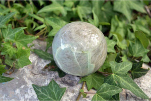 Crystal Wholesale Green Moonstone with Garnierite Crystal Sphere
