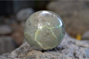 Crystal Wholesale Green Moonstone with Garnierite Crystal Sphere