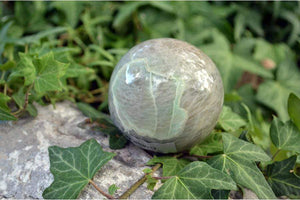 Crystal Wholesale Green Moonstone with Garnierite Crystal Sphere