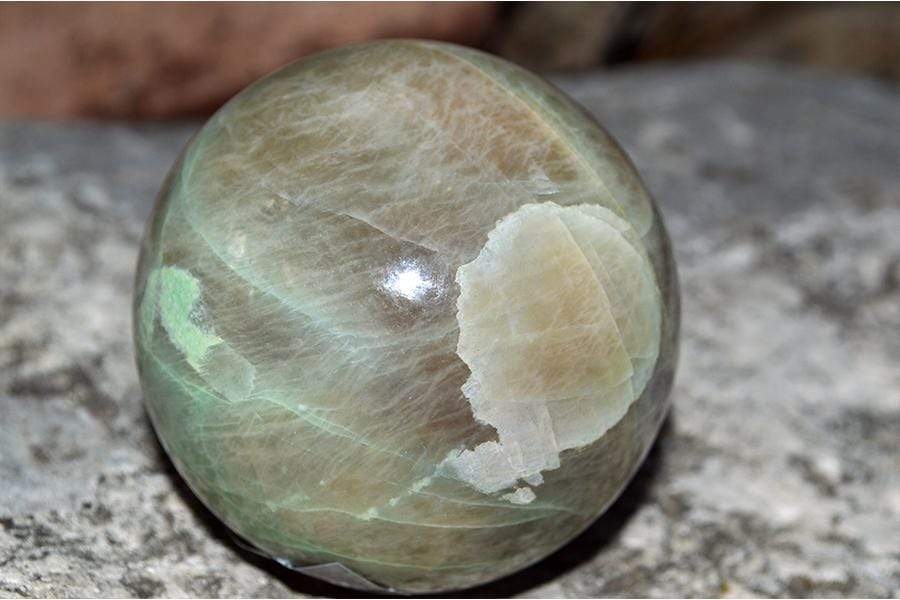 Crystal Wholesale Green Moonstone with Garnierite Crystal Sphere