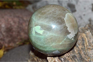 Crystal Wholesale Green Moonstone with Garnierite Crystal Sphere