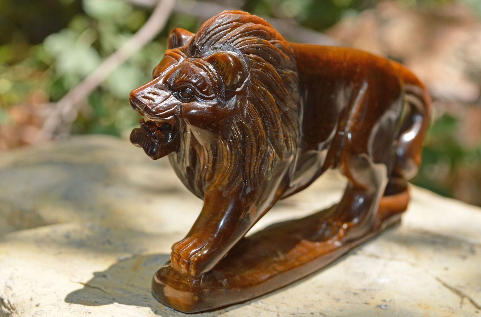 Crystal Wholesale Hand Carved Tiger Eye Lion II