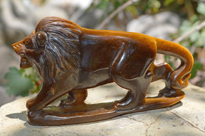 Crystal Wholesale Hand Carved Tiger Eye Lion II
