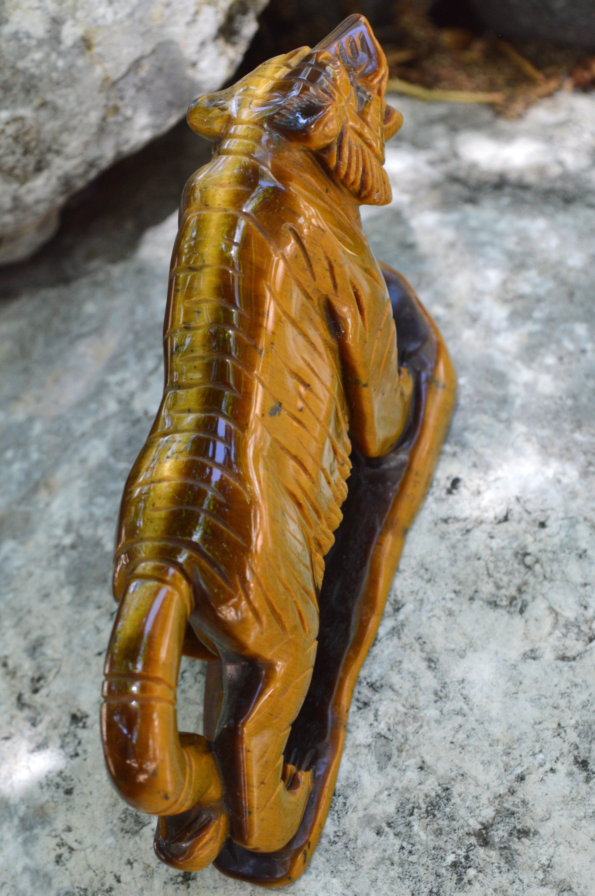 Crystal Wholesale Hand Carved Tiger Eye Tigress II