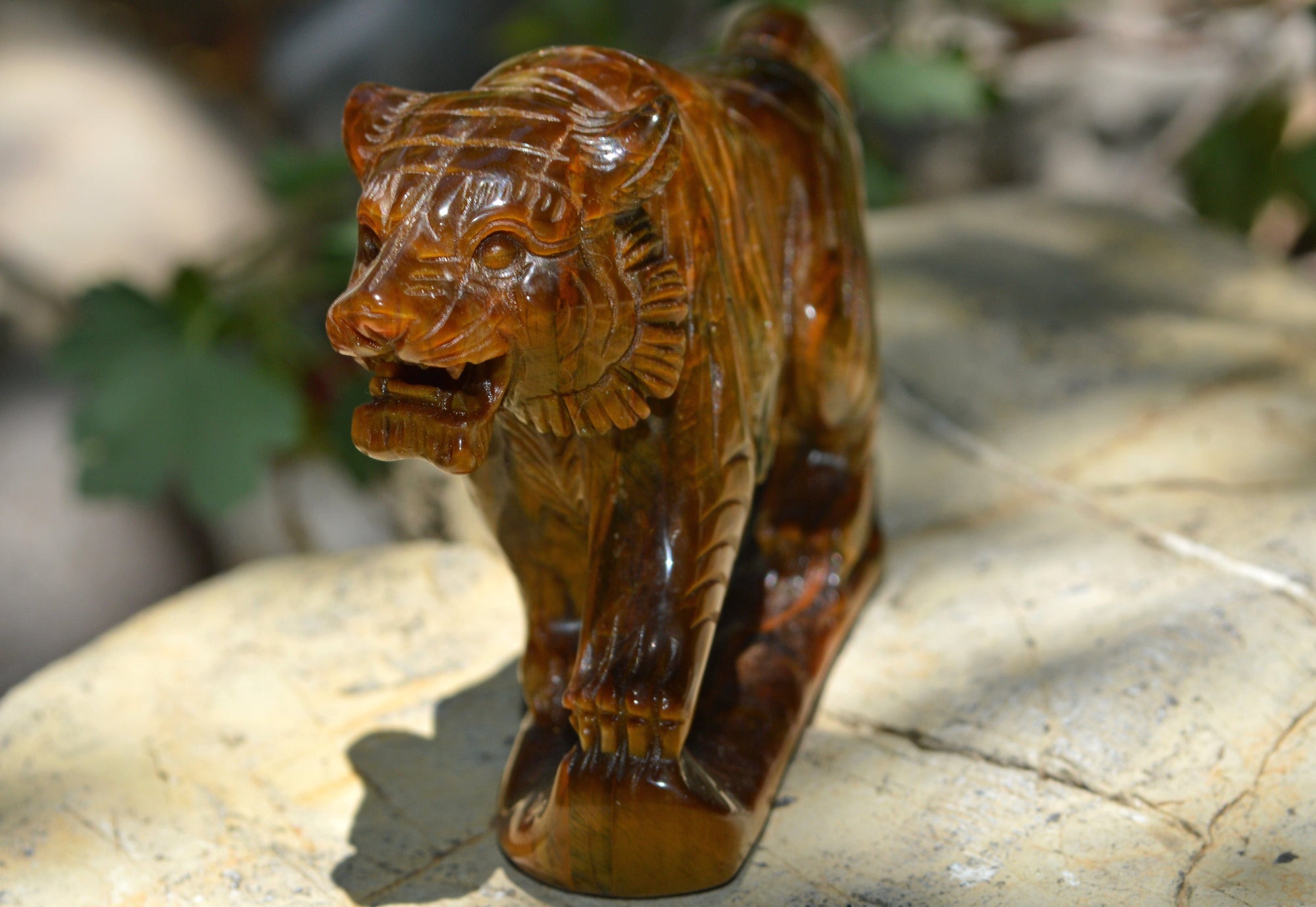 Crystal Wholesale Hand Carved Tiger Eye Tigress III