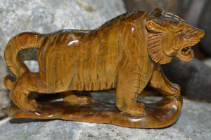Crystal Wholesale Hand Carved Tiger Eye Tigress III